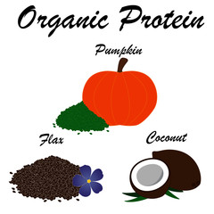 Organic protein vector