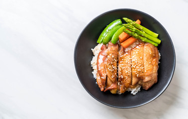 teriyaki chicken rice bowl
