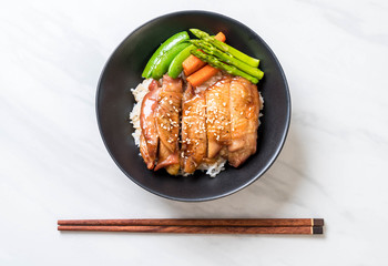teriyaki chicken rice bowl