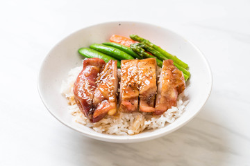 teriyaki chicken rice bowl