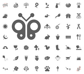 Butterfly icon. Spring vector illustration icon set.