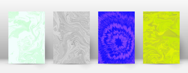 Abstract cover. Modern design template. Adorable suminagashi marble. Minimalistic hipster flyer design. Mind-blowing trendy abstract cover. Vector illustration.