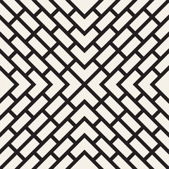 Vector seamless lines mosaic pattern. Modern stylish abstract texture. Repeating geometric tiles
