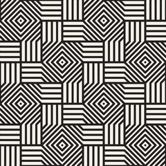 Vector seamless pattern. Modern stylish abstract texture. Repeating geometric tiles