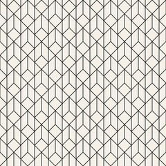 Fototapeta premium Vector seamless pattern. Modern stylish abstract texture. Repeating geometric tiles