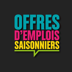 offre d'emploi