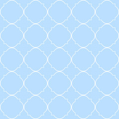 Fototapeta premium Traditional quatrefoil lattice pattern.