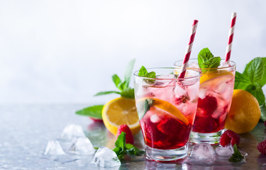 Raspberry lemonade