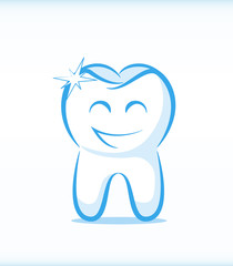 Vector Healthy Tooth Character