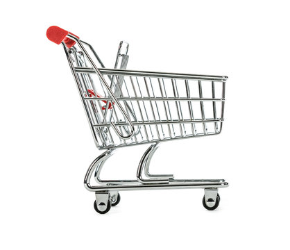 Shopping Cart Trolly isolated on White Background