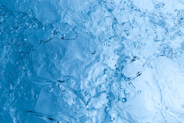 Bubbles in the water macro