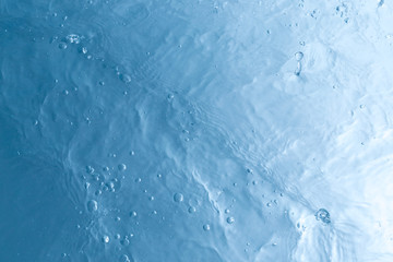 Bubbles in the water macro