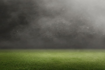 Obraz premium Soccer field with green grass