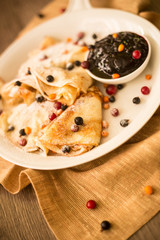 Powdered sugar dessert