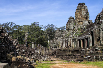 Fototapeta na wymiar Agkor Thom in the Angkor Wat complex - Cambodia