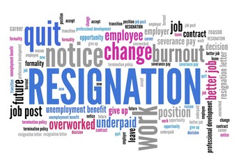 Fototapeta premium Resignation