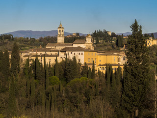 Fototapeta na wymiar Italia, Toscana, Firenze. la certosa del Galluzzo.