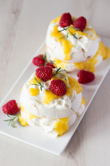Gourmet pavlova 