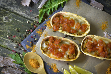 Mexican food - delicious taco shells