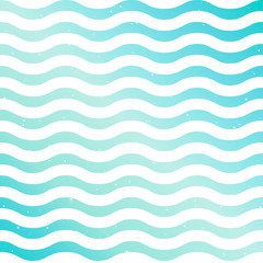 Wavy blue and white background vector