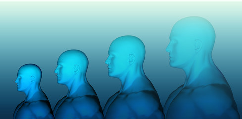3D rendering of Human head