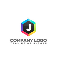 J LETTER LOGO TEMPLATE