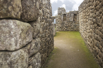 Fototapeta na wymiar Ruins of an inca house