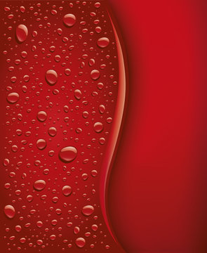 dark red bubbles droplets background