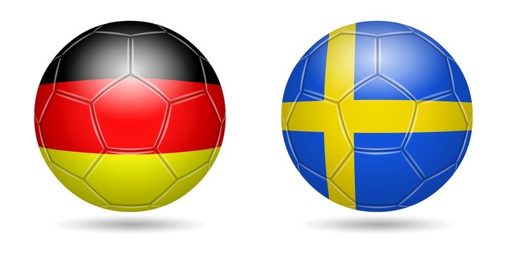 Football. 2018. Germany, Sweden