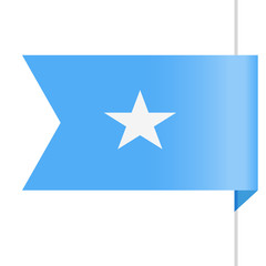 Somalia Flag Vector Bookmark Icon