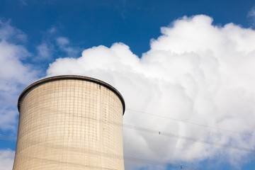 building of mine with cool tower