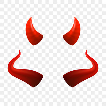 Devil horns video chat face vector icon
