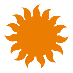 sun climate summer icon vector illustration design