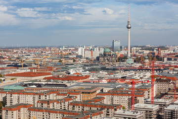Fototapeta na wymiar Berlin View of Alexanderplatz
