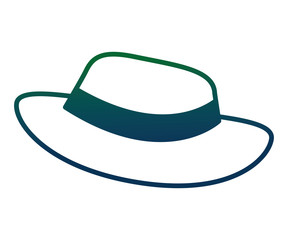 hat for men accessory vector illustration design