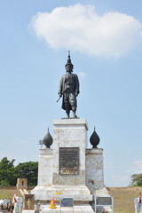 Fototapeta na wymiar Monument of King Narai the great in Thailand