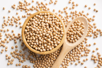 dry raw chickpeas