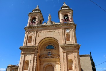 Church Our lady of Pompei in Marsaxlokk, Malta