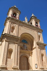 Church Our lady of Pompei in Marsaxlokk, Malta