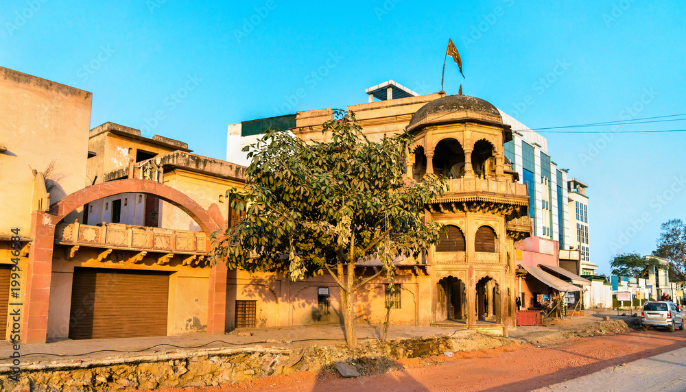 Sticker old traditional house at sikandra - agra, india