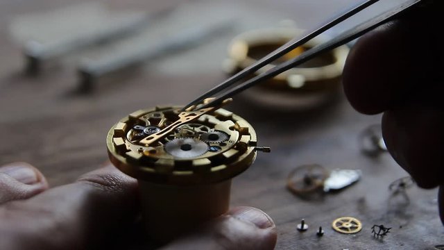 Mechanical watch repair