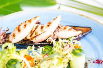 assiette exotique