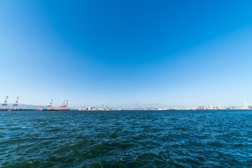 日本　大阪府　大阪市　大阪湾　南港