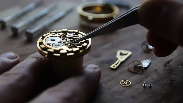 Mechanical watch repair