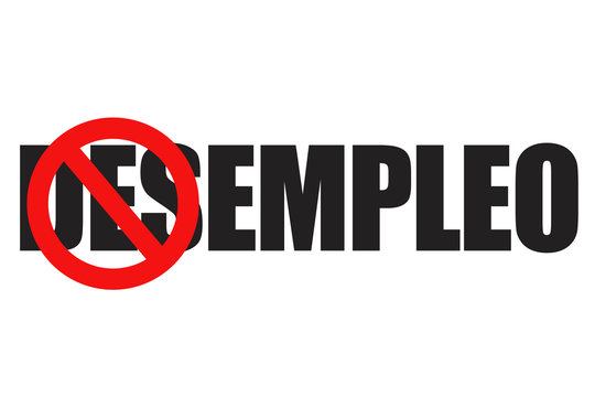 Desempleado y empleado.