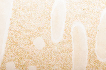 Old yellow stains on old paper