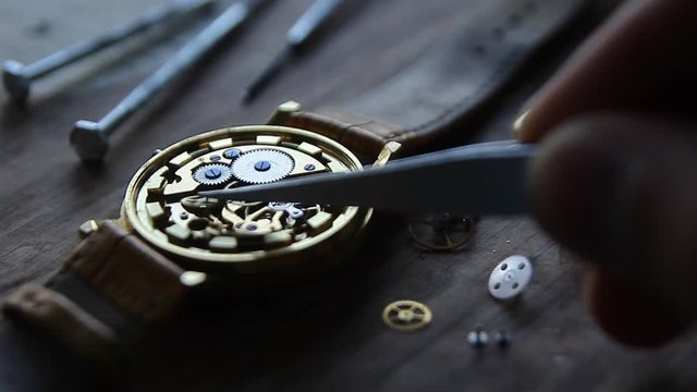 Mechanical watch repair