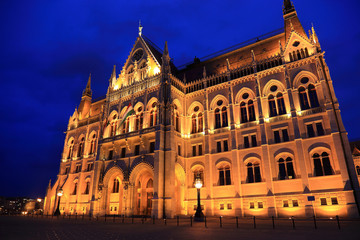 Parlamentsgebäude in Budapest, Ungarn