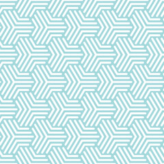 Cubes Retro Seamless Pattern Turquoise © Jan Engel