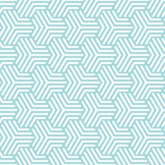 Cubes Retro Seamless Pattern Turquoise © Jan Engel